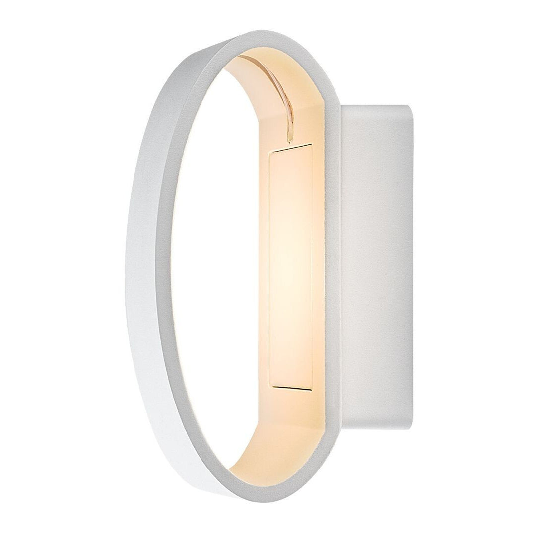 Zewnętrzna lampa ścienna Rabalux Gerla, biała, LED 9W, IP54, 3000 K, 77178