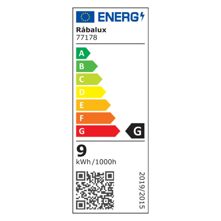 Zewnętrzna lampa ścienna Rabalux Gerla, biała, LED 9W, IP54, 3000 K, 77178