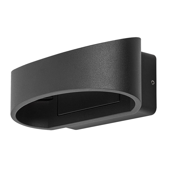 Zewnętrzna lampa ścienna Rabalux Gerla, antracyt, LED 9W, IP54, 3000 K, 77179