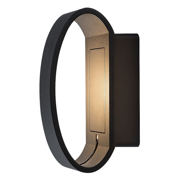 Zewnętrzna lampa ścienna Rabalux Gerla, antracyt, LED 9W, IP54, 3000 K, 77179