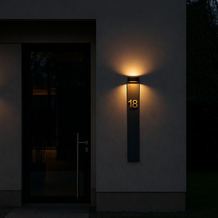 Zewnętrzna lampa ścienna Rabalux Gerla, antracyt, LED 9W, IP54, 3000 K, 77179