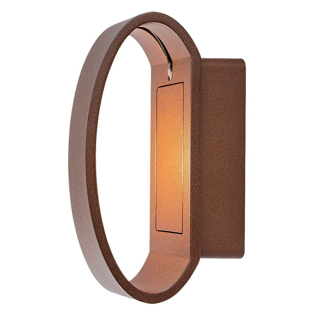 Zewnętrzna lampa ścienna Rabalux Gerla, brązowa, LED 9W, IP54, 3000 K, 77180
