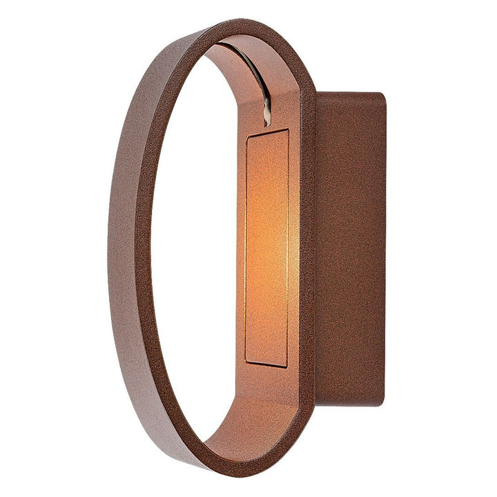 Zewnętrzna lampa ścienna Rabalux Gerla, brązowa, LED 9W, IP54, 3000 K, 77180