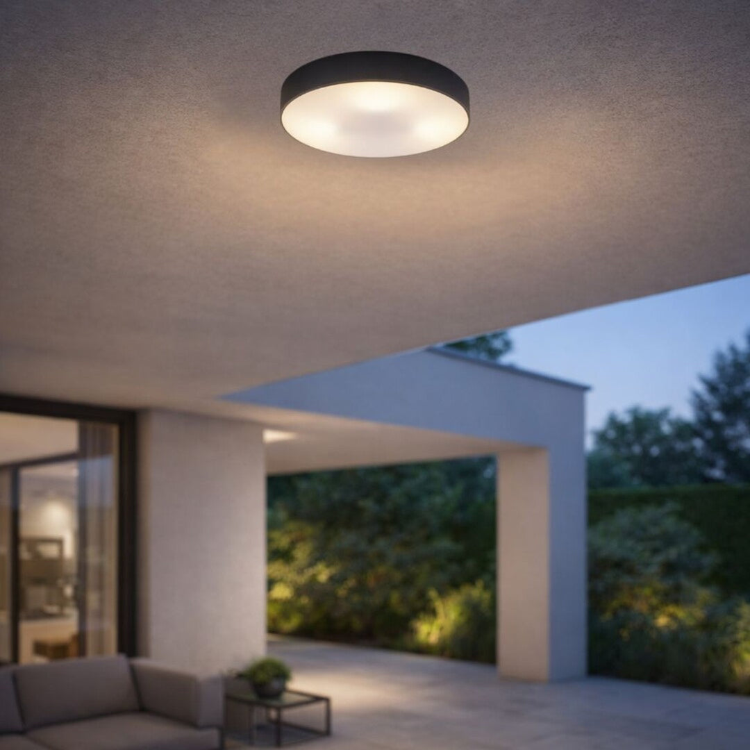 Lampa Rabalix Dolen, czarna, 2x E27, max 9W, IP43, 75065