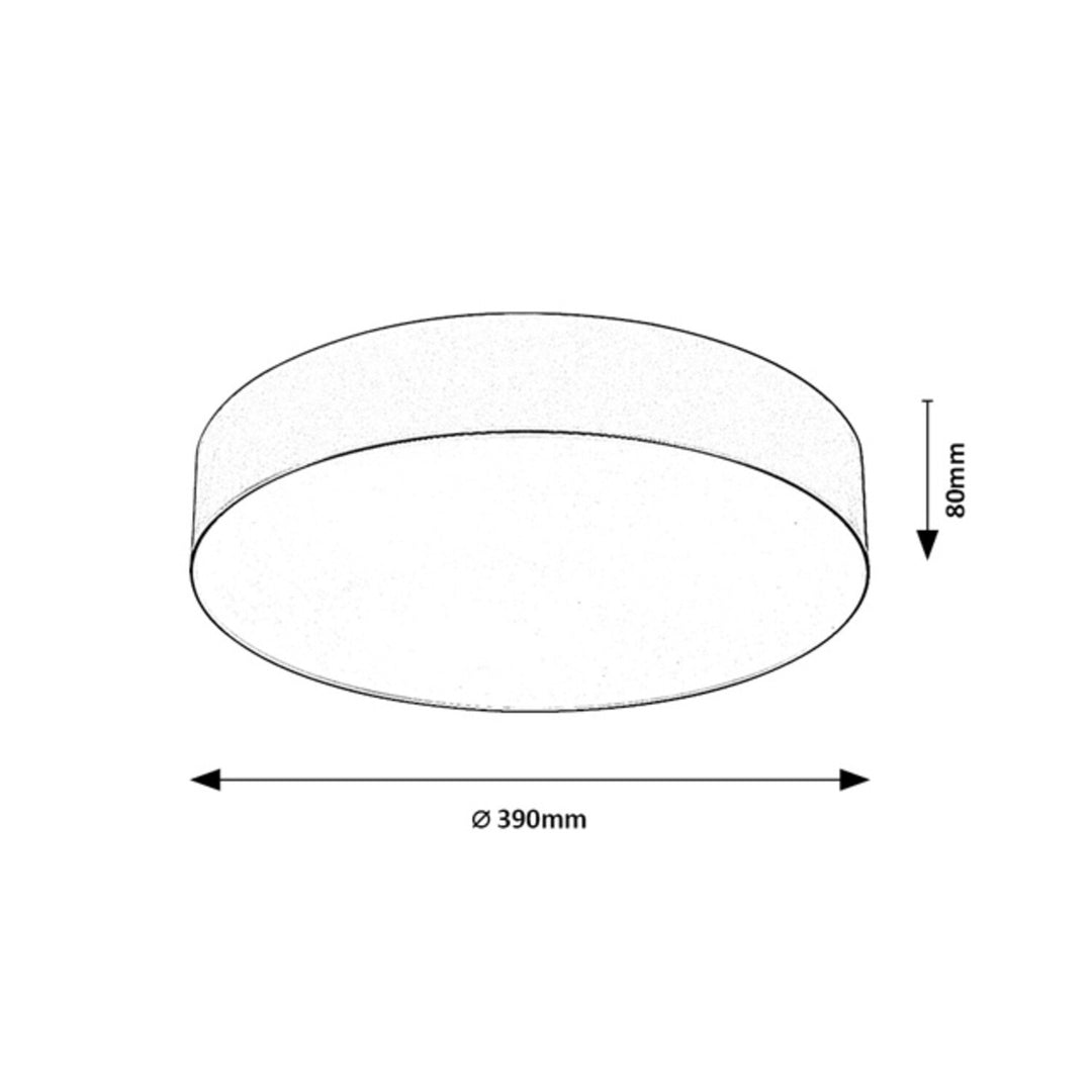 Lampa Rabalix Dolen, szaro-beżowa, 3x E27, max 9W, IP43, 75068