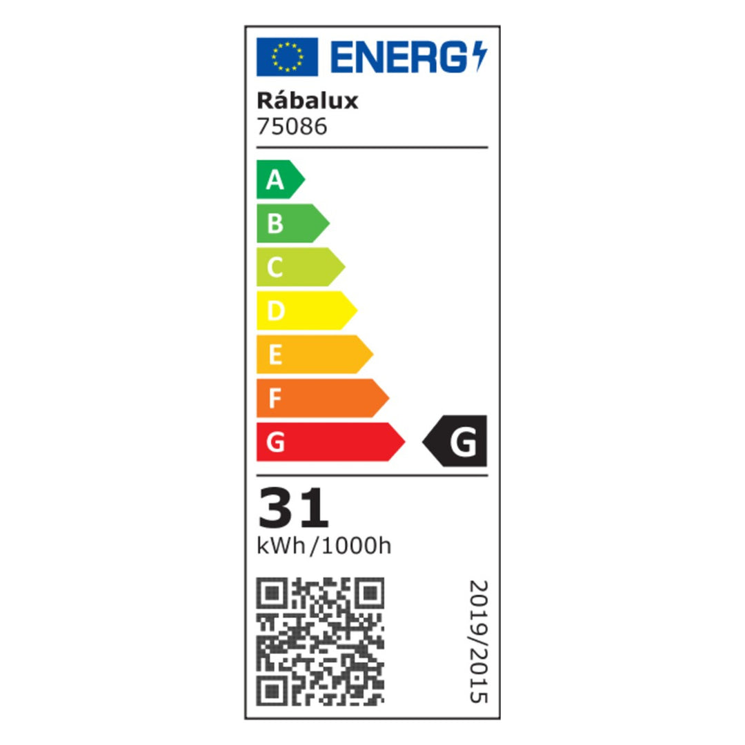 Lampa sufitowa Rabalux Zerina, 31W, IP40, biała, 3000-6500 K, funkcja pamięci, z pilotem, funkcja timera, efekt lampy nocnej, 75086
