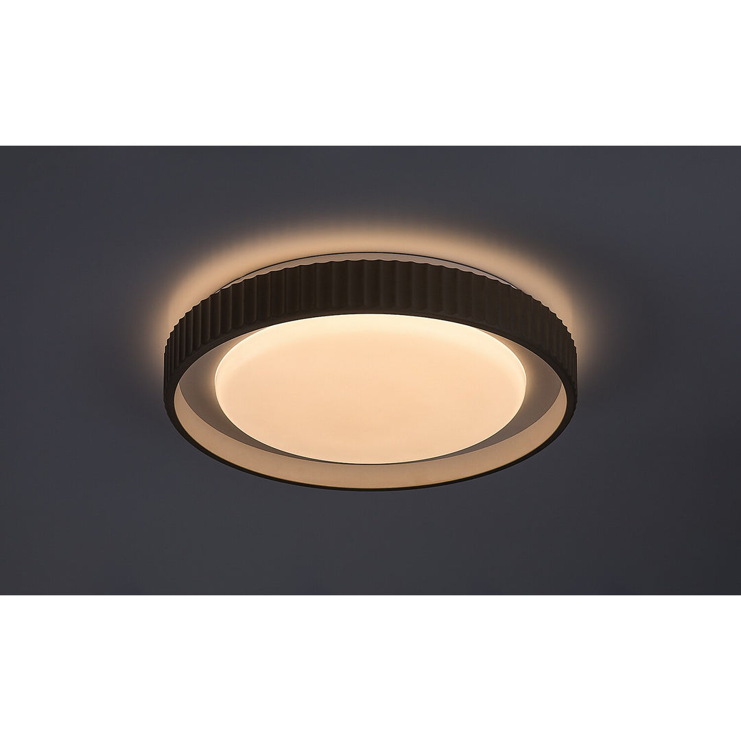 Lampa Pastello LED 48W IP20 szaro-beżowa 3000-6500 K, funkcja pamięci z pilotem, funkcja timera, efekt lampy nocnej, 71345