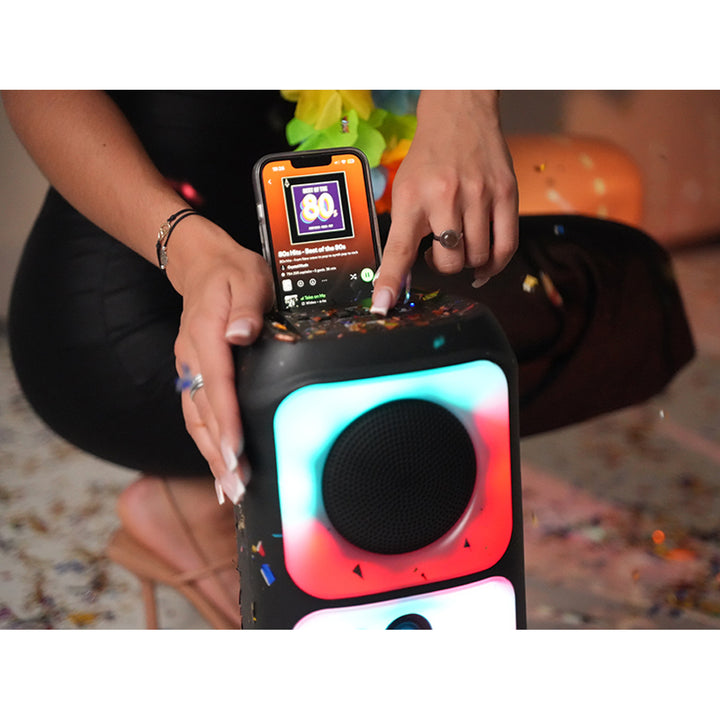 Głośnik bezprzewodowy Tracer, Bluetooth 5.0, moc RMS 20 W, tryb karaoke, mikrofon, Powervox P2 TWS