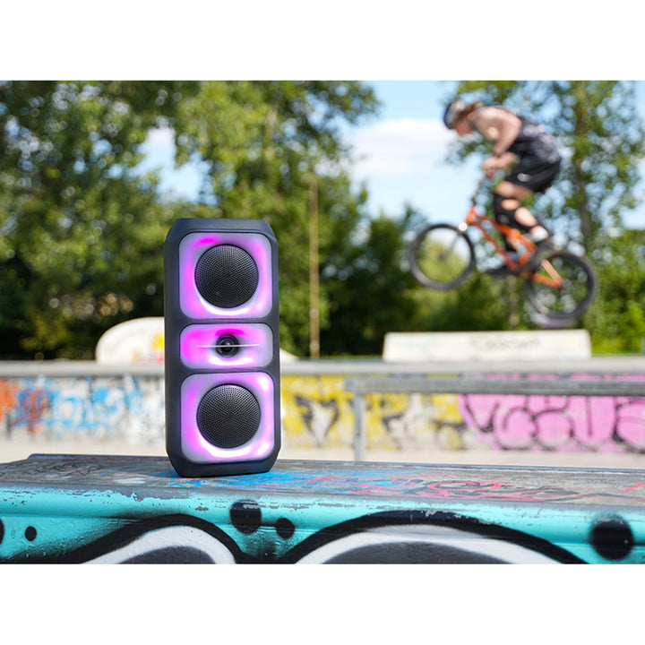 Głośnik bezprzewodowy Tracer, Bluetooth 5.0, moc RMS 20 W, tryb karaoke, mikrofon, Powervox P2 TWS