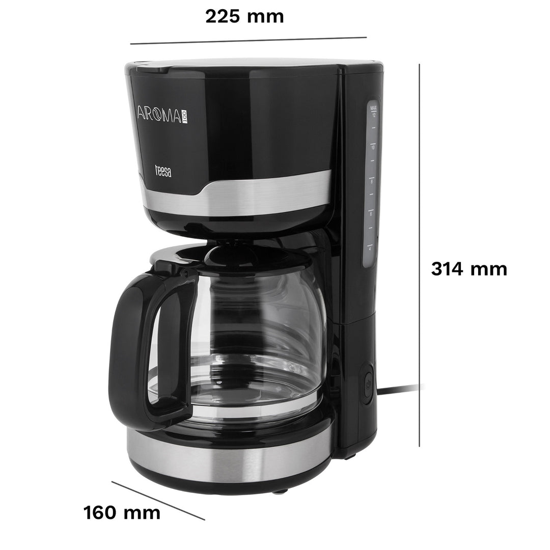 Przelewowy ekspres do kawy Teesa AROMA 100 1,5L, moc 1000W