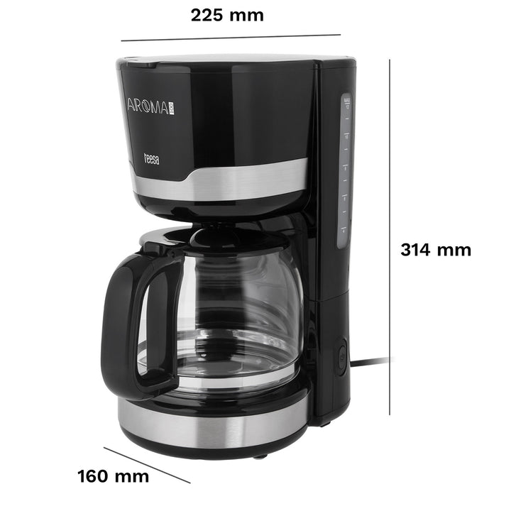 Przelewowy ekspres do kawy Teesa AROMA 100 1,5L, moc 1000W