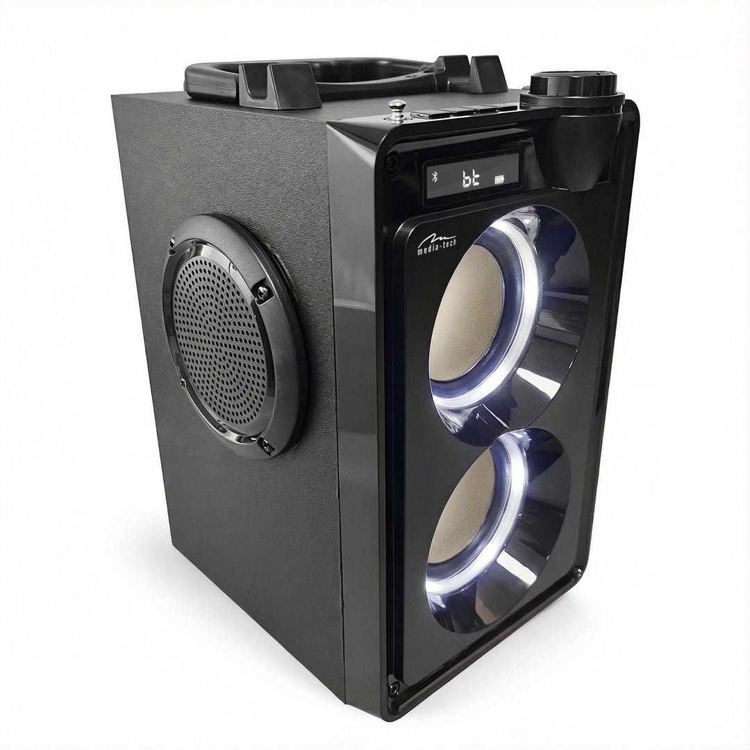 Przenośny głośnik Bluetooth OVERBOX MT3186, radio FM, obsługa kart SD, USB, moc RMS 30W, Mediatech