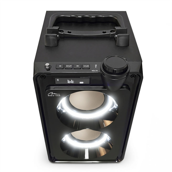 Przenośny głośnik Bluetooth OVERBOX MT3186, radio FM, obsługa kart SD, USB, moc RMS 30W, Mediatech
