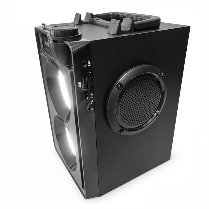 Przenośny głośnik Bluetooth OVERBOX MT3186, radio FM, obsługa kart SD, USB, moc RMS 30W, Mediatech
