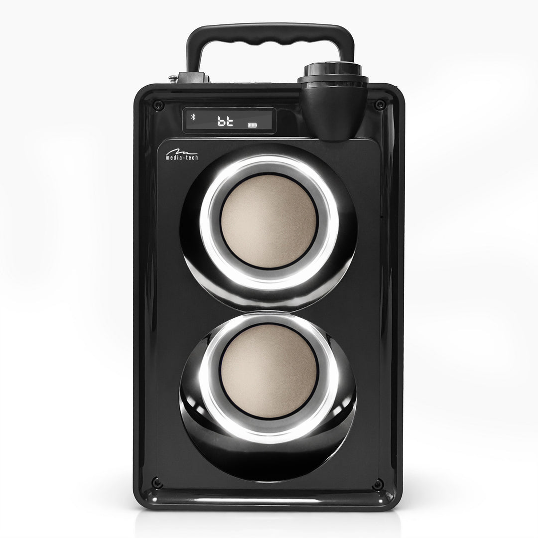 Przenośny głośnik Bluetooth OVERBOX MT3186, radio FM, obsługa kart SD, USB, moc RMS 30W, Mediatech