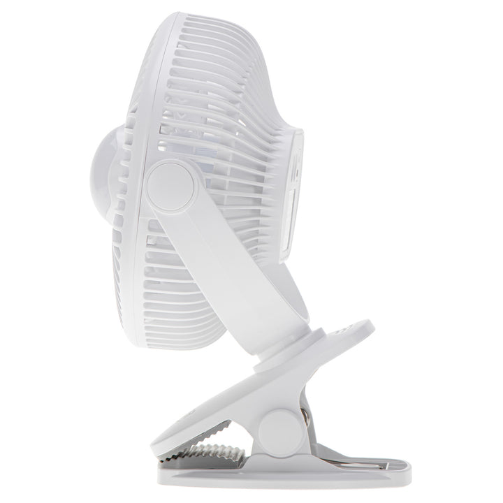 Wentylator akumulatorowy 5"/12,7cm z klipsem - USB / LED, AD 7335, Adler