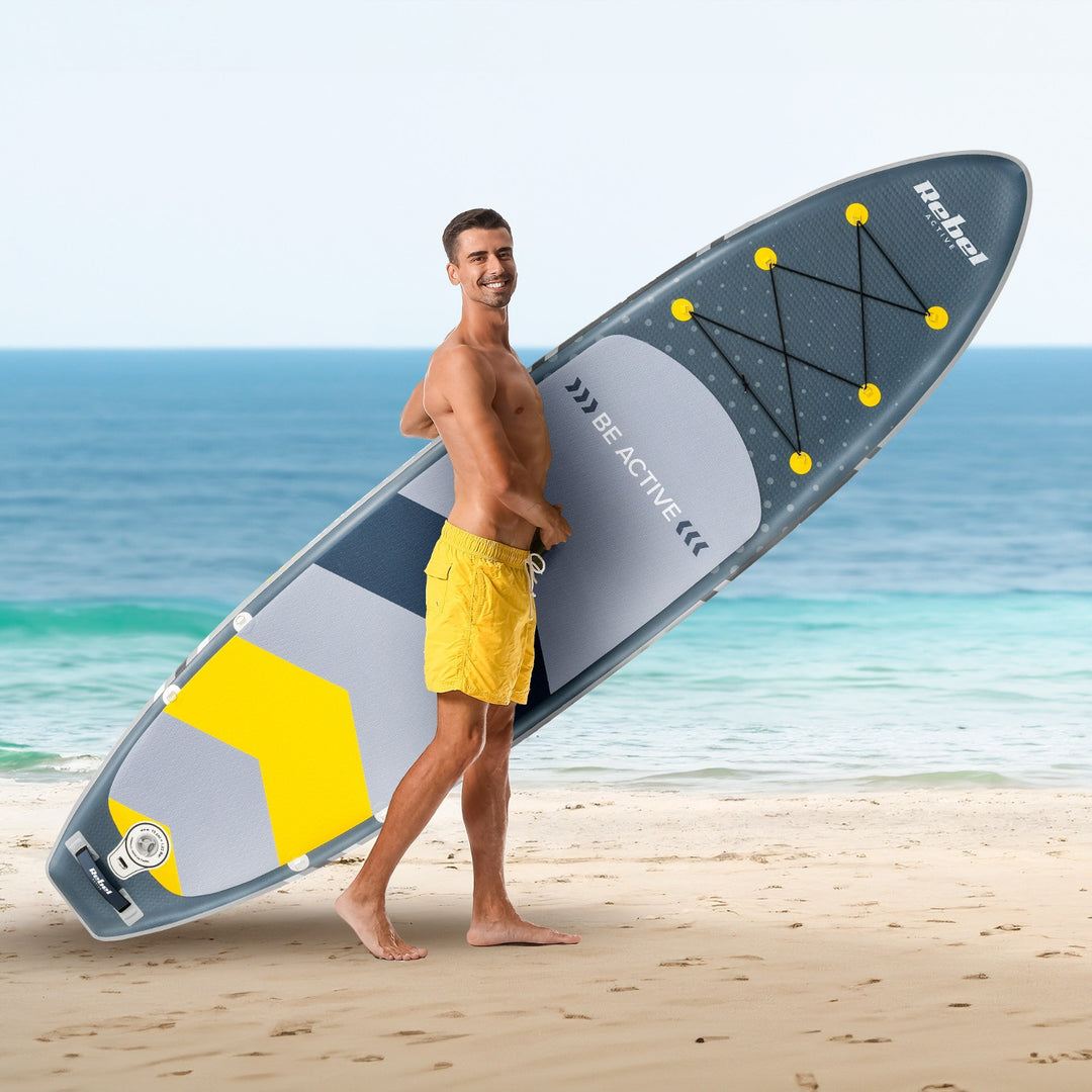 Deska SUP REBEL ACTIVE pompowana 350x81x15cm, zestaw