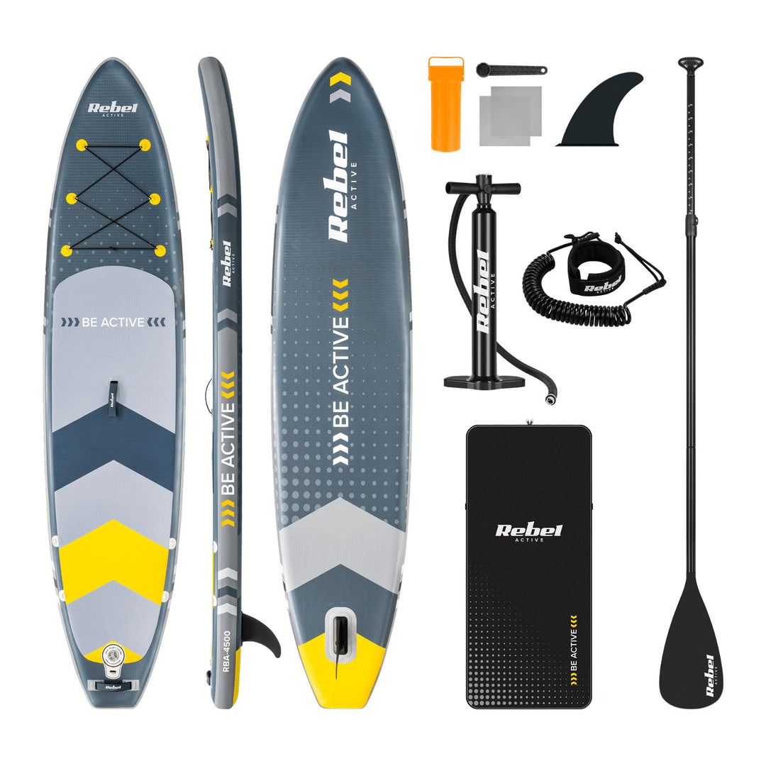 Deska SUP REBEL ACTIVE pompowana 350x81x15cm, zestaw