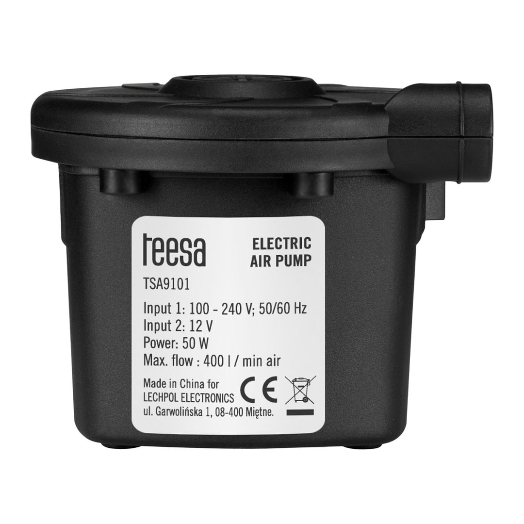 Elektryczna pompka do materaca, basenu 12 V, 230 V, Teesa