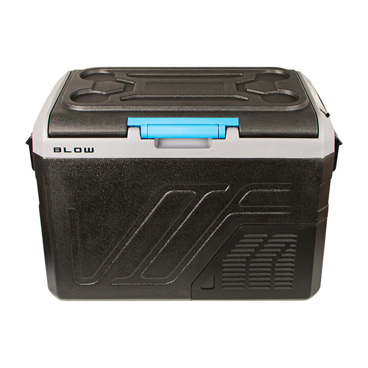 Lodówka turystyczna samochodowa kompresorowa Blow, pojemność 35L, dotykowy panel sterowania, 12V, 24V i 230V, gniazdko typu USB C, 44-208#