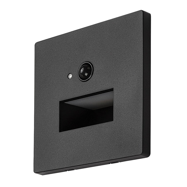 Lampa Lunca LED 1W IP20 czarna 3000, 4500, 6500 K czujnik ruchu, czujnik światła, 77197, 2 sztuki