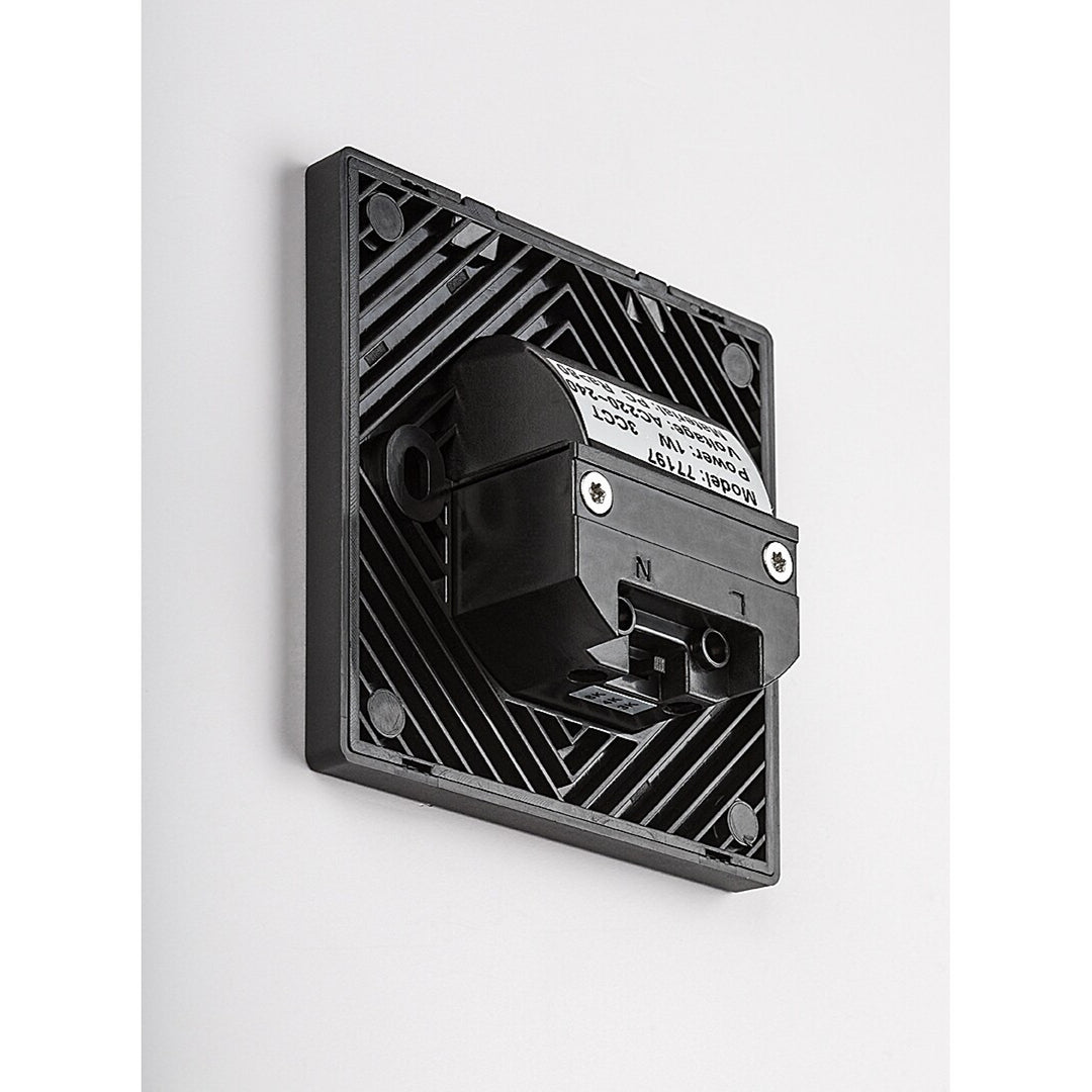 Lampa Lunca LED 1W IP20 czarna 3000, 4500, 6500 K czujnik ruchu, czujnik światła, 77197, 2 sztuki