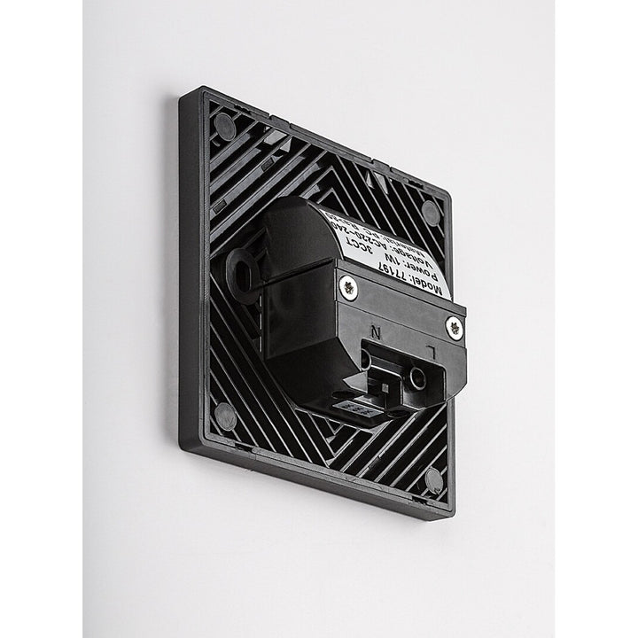 Lampa Lunca LED 1W IP20 czarna 3000, 4500, 6500 K czujnik ruchu, czujnik światła, 77197, 2 sztuki