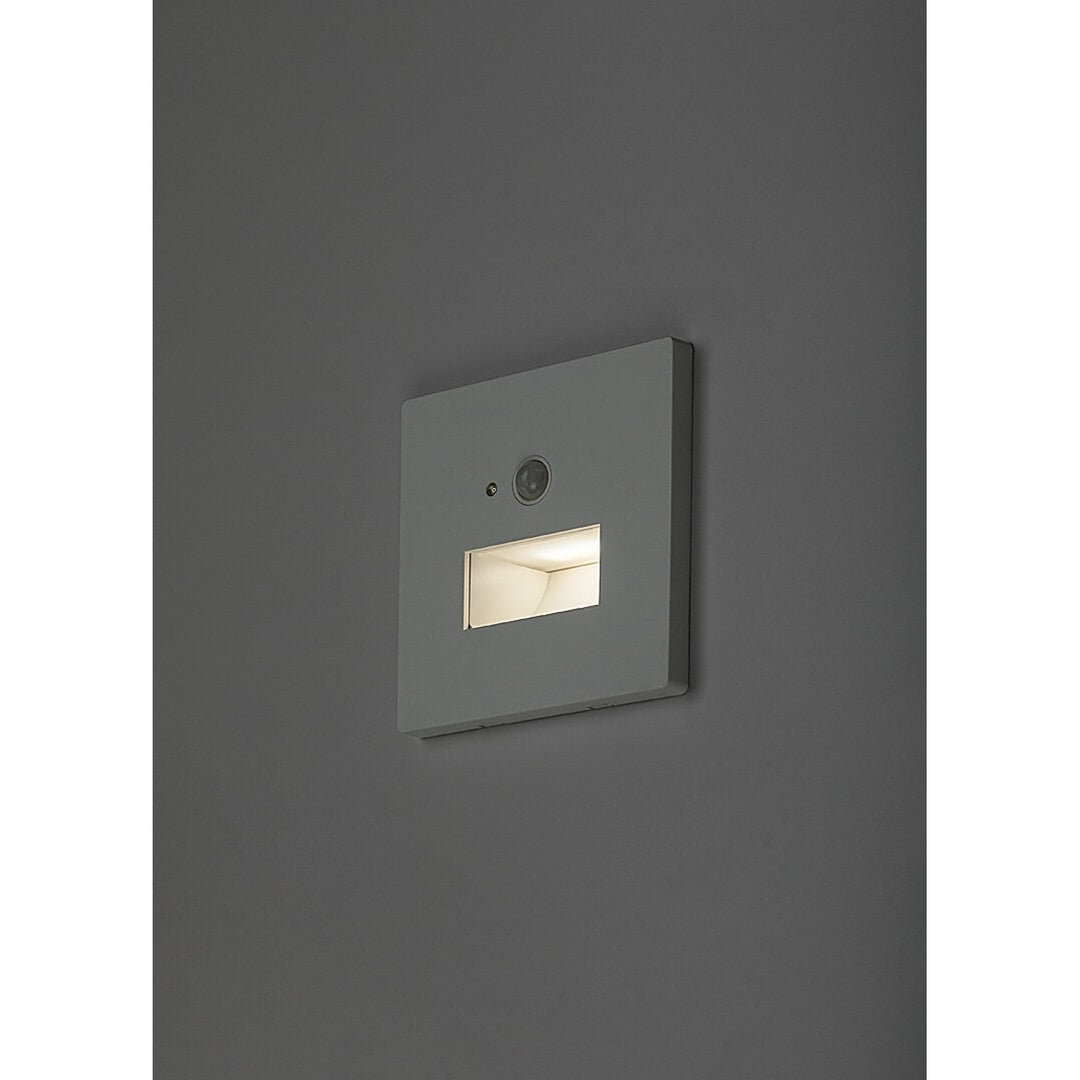 Lampa Lunca LED 1W IP20 biała 3000, 4500, 6500 K czujnik ruchu, czujnik światła, 77198, 2 sztuki