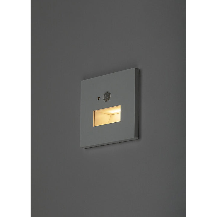 Lampa Lunca LED 1W IP20 biała 3000, 4500, 6500 K czujnik ruchu, czujnik światła, 77198, 4 sztuki