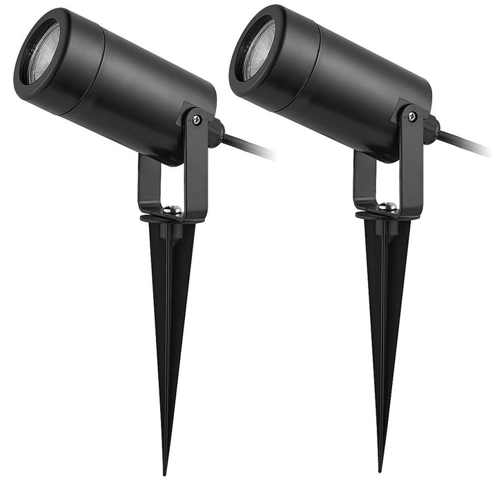 Lampa naziemna Rabalux Krobia, IP65, kolor czarny, gwint GU10, max 4W, 7814, 2 sztuki
