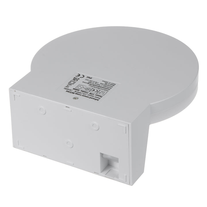 Lampa LED z czujnikiem ruchu Maclean, czujnik ruchu PIR, kolor biały, 15W, IP65, 1560lm, barwa neutralna biała (4000K) MCE344 W, 2 sztuki