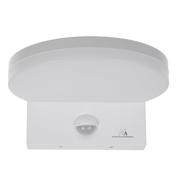 Lampa LED z czujnikiem ruchu Maclean, czujnik ruchu PIR, kolor biały, 15W, IP65, 1560lm, barwa neutralna biała (4000K) MCE344 W, 2 sztuki