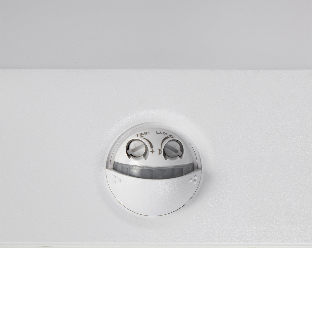 Lampa LED z czujnikiem ruchu Maclean, czujnik ruchu PIR, kolor biały, 15W, IP65, 1560lm, barwa neutralna biała (4000K) MCE344 W, 2 sztuki