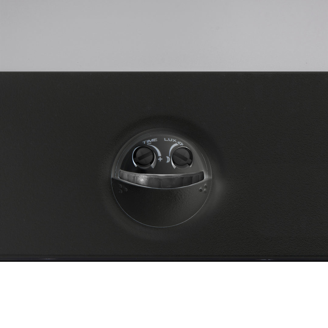 Lampa LED z czujnikiem ruchu Maclean, czujnik ruchu PIR, kolor czarny, 15W, IP65, 1560lm, barwa neutralna biała (4000K) MCE344 B, 2 sztuki