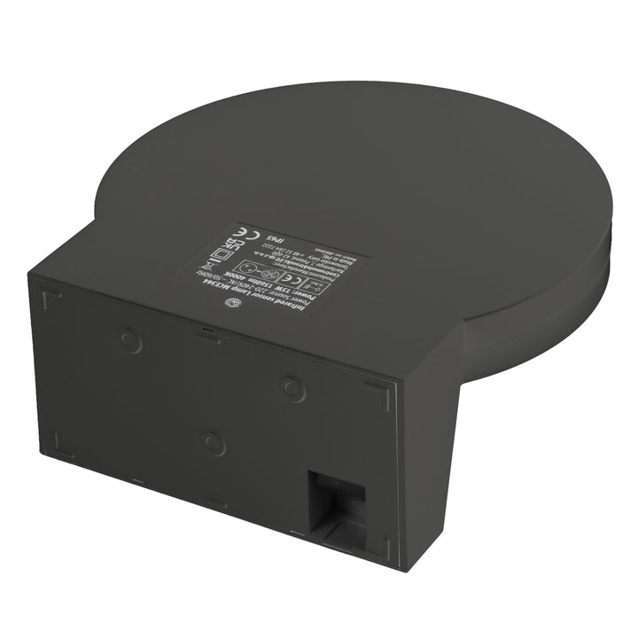 Lampa LED z czujnikiem ruchu Maclean, czujnik ruchu PIR, kolor szary, 15W, IP65, 1560lm, barwa neutralna biała (4000K) MCE344 GR, 2 sztuki