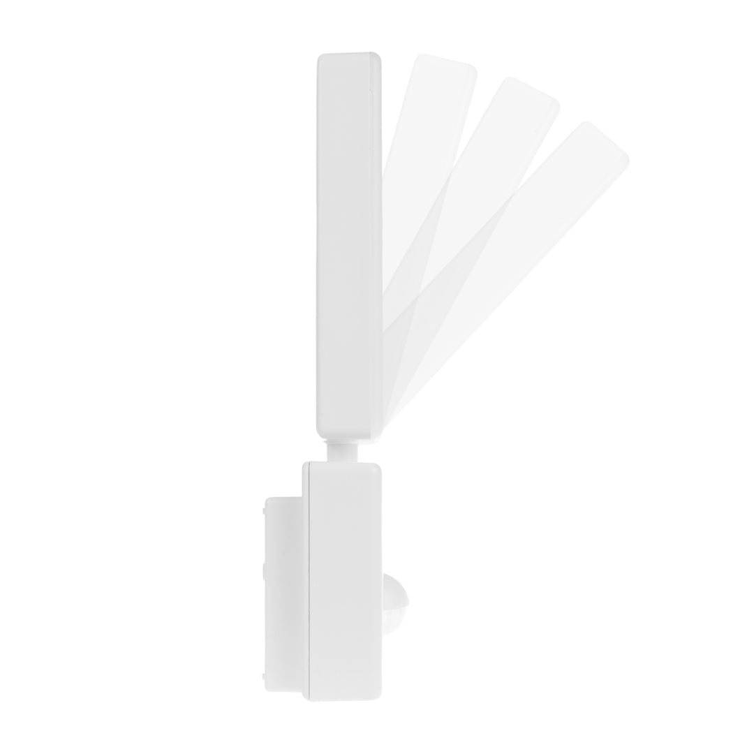 Lampa LED z czujnikiem ruchu Maclean, czujnik ruchu PIR, kolor biały, 10W, IP65, 800lm, barwa neutralna biała (4000K) MCE516 W, 2 sztuki