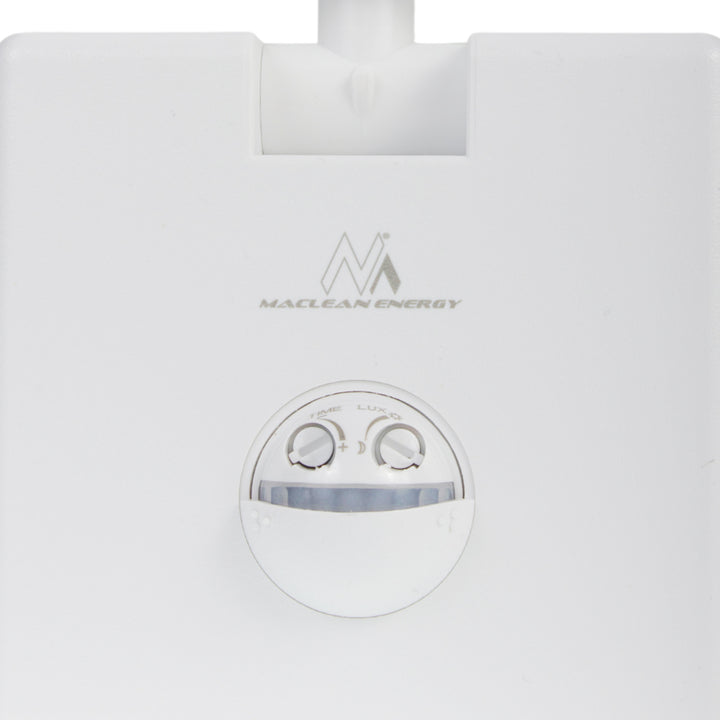 Lampa LED z czujnikiem ruchu Maclean, czujnik ruchu PIR, kolor biały, 10W, IP65, 800lm, barwa neutralna biała (4000K) MCE516 W, 2 sztuki