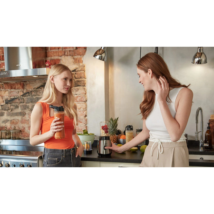 Blender kielichowy LOVIO LVJBL001, moc 500W, szklany kielich 600ml, 3 butelki