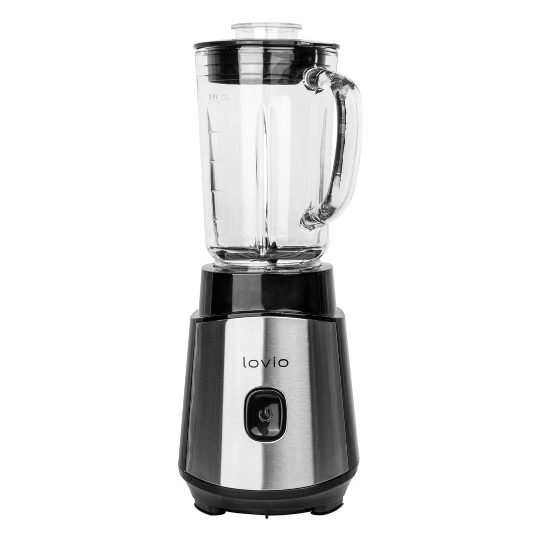 Blender kielichowy LOVIO LVJBL001, moc 500W, szklany kielich 600ml, 3 butelki