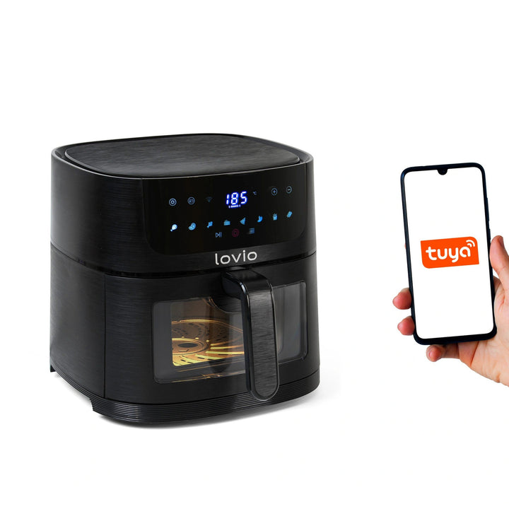 Frytkownica beztłuszczowa Air Fryer LOVIO PureFry XL Smart LVAF002BK