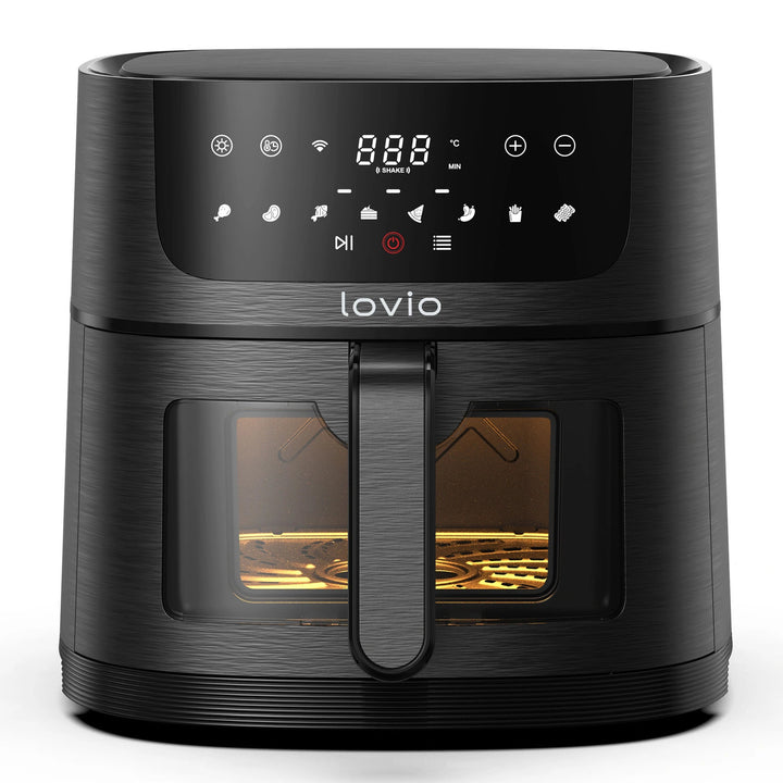 Frytkownica beztłuszczowa Air Fryer LOVIO PureFry XL Smart LVAF002BK