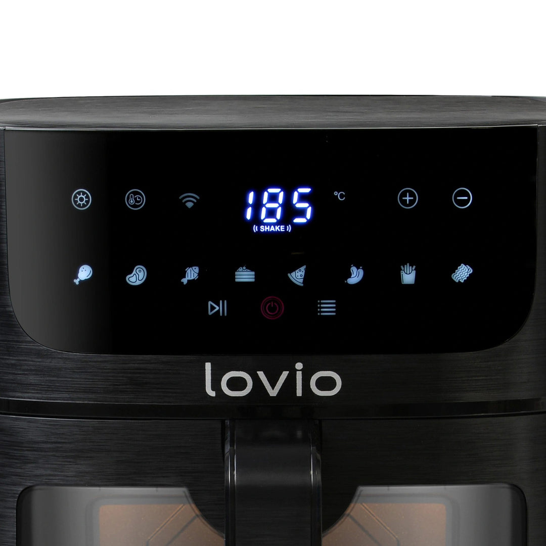Frytkownica beztłuszczowa Air Fryer LOVIO PureFry XL Smart LVAF002BK