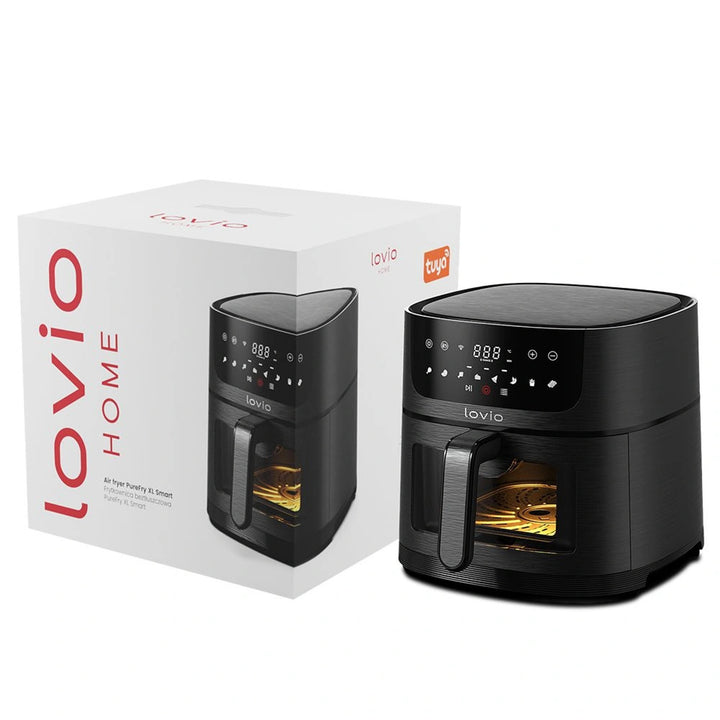 Frytkownica beztłuszczowa Air Fryer LOVIO PureFry XL Smart LVAF002BK