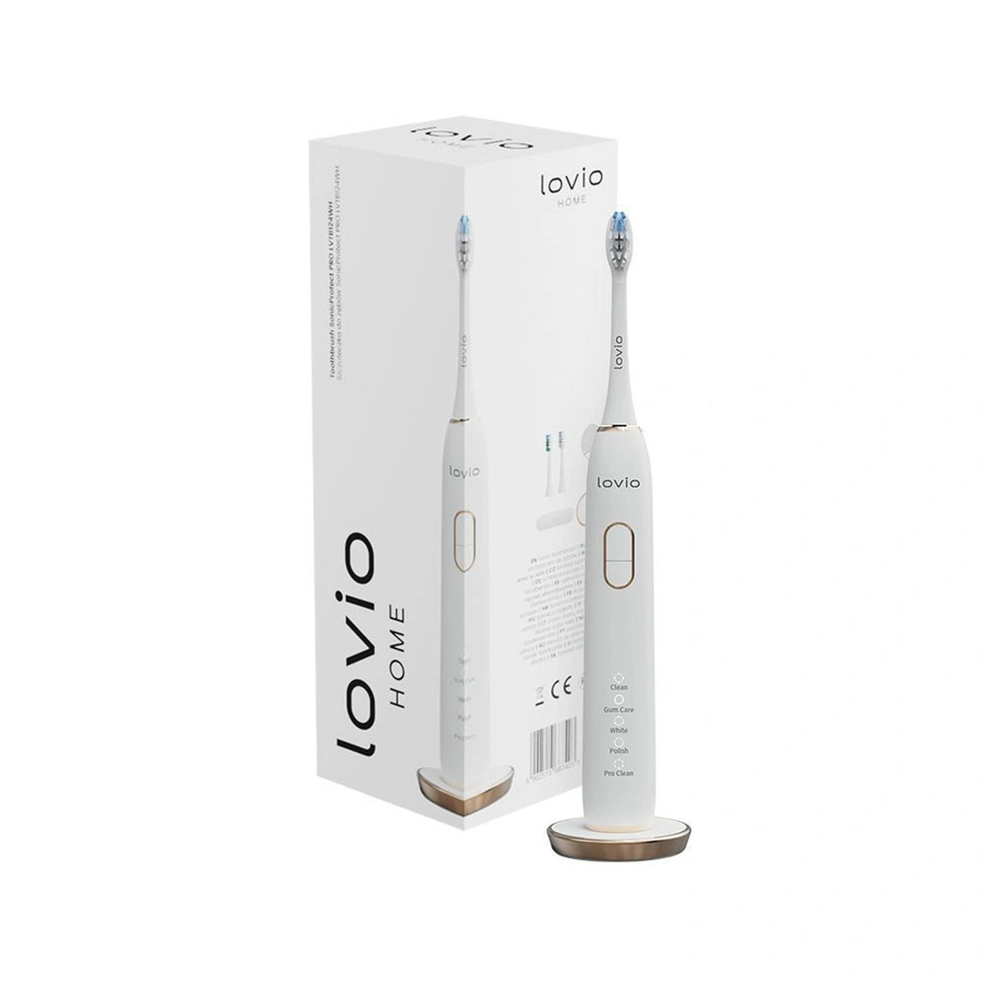 Szczoteczka elektryczna Lovio SonicProtect PRO biała LVTB124WH