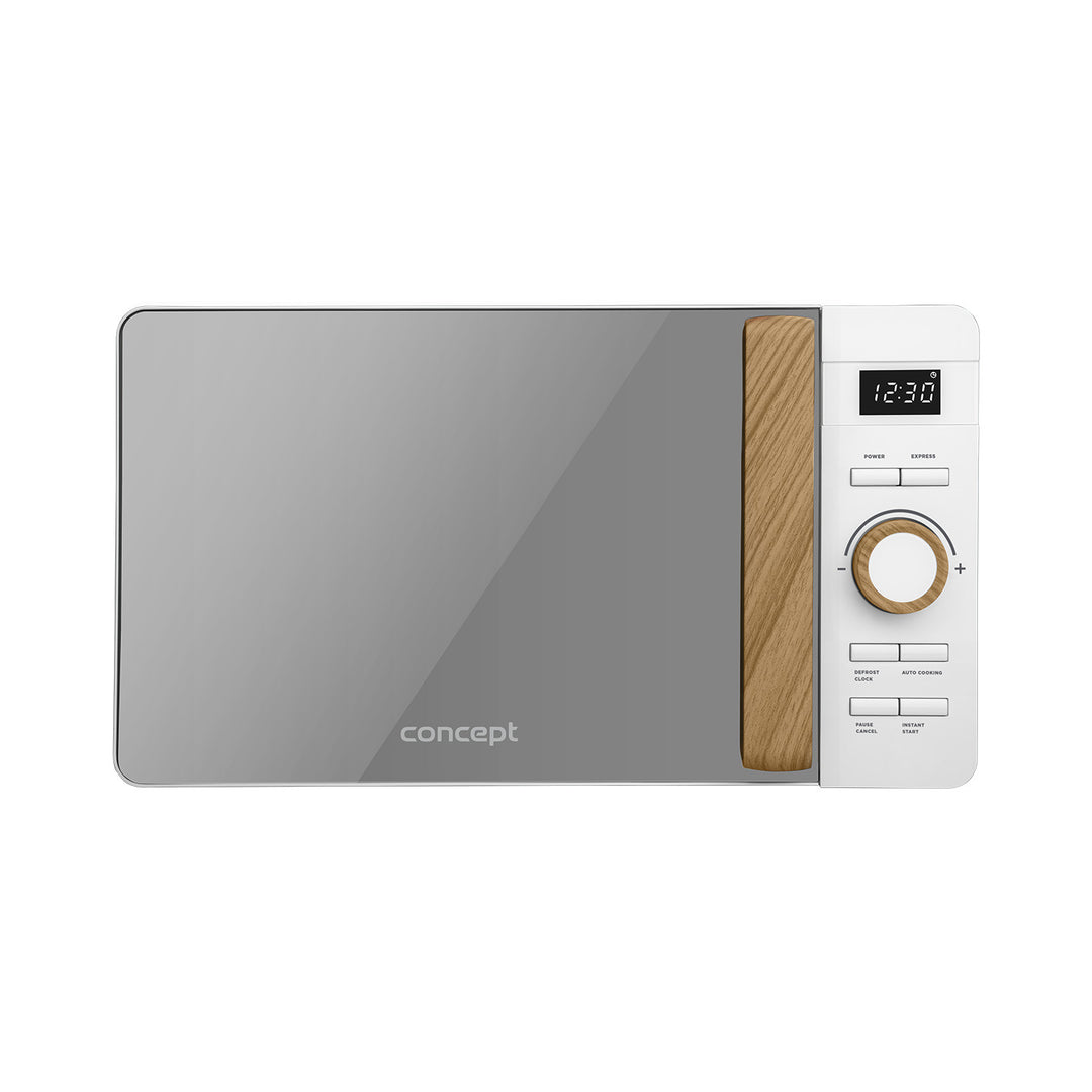 Kuchenka mikrofalowa Concept, 5 poziomów mocy, funkcja rozmrażania, pojemność 20L, moc 800W, kolor biały, MT4420wh