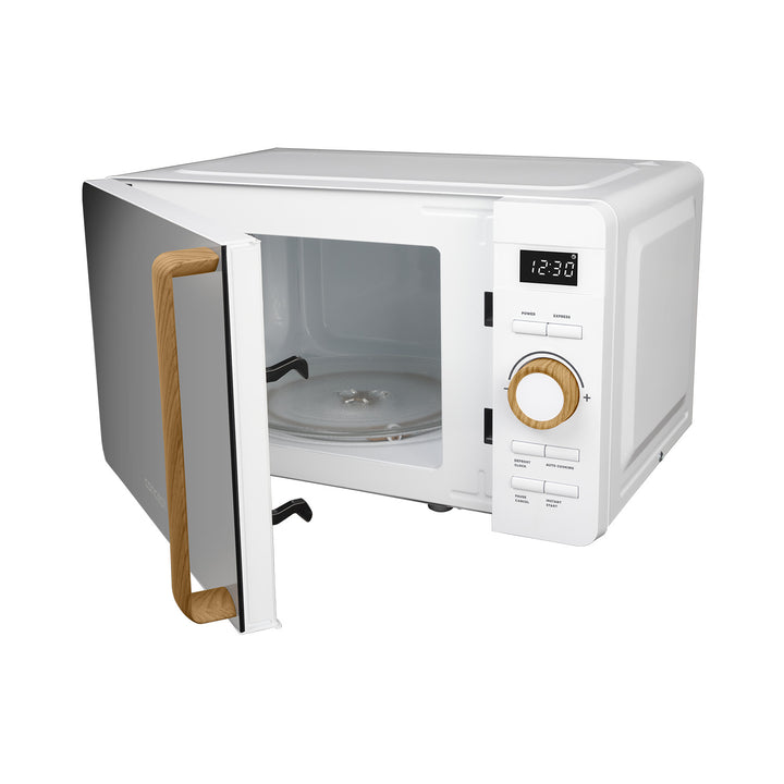 Kuchenka mikrofalowa Concept, 5 poziomów mocy, funkcja rozmrażania, pojemność 20L, moc 800W, kolor biały, MT4420wh
