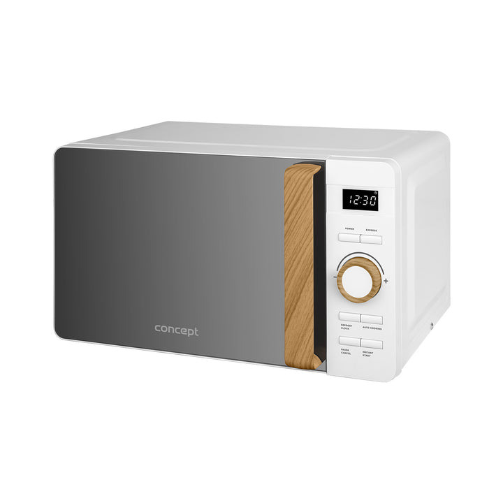 Kuchenka mikrofalowa Concept, 5 poziomów mocy, funkcja rozmrażania, pojemność 20L, moc 800W, kolor biały, MT4420wh