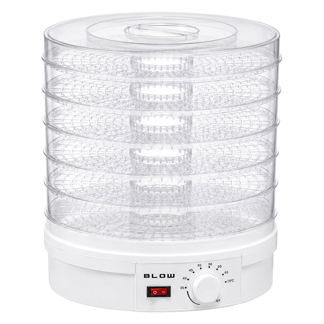 Suszarka do grzybów, warzyw i owoców Blow, moc 500W, 6 sit w zestawie, regulacja temperatury 35-75°C, 44-175