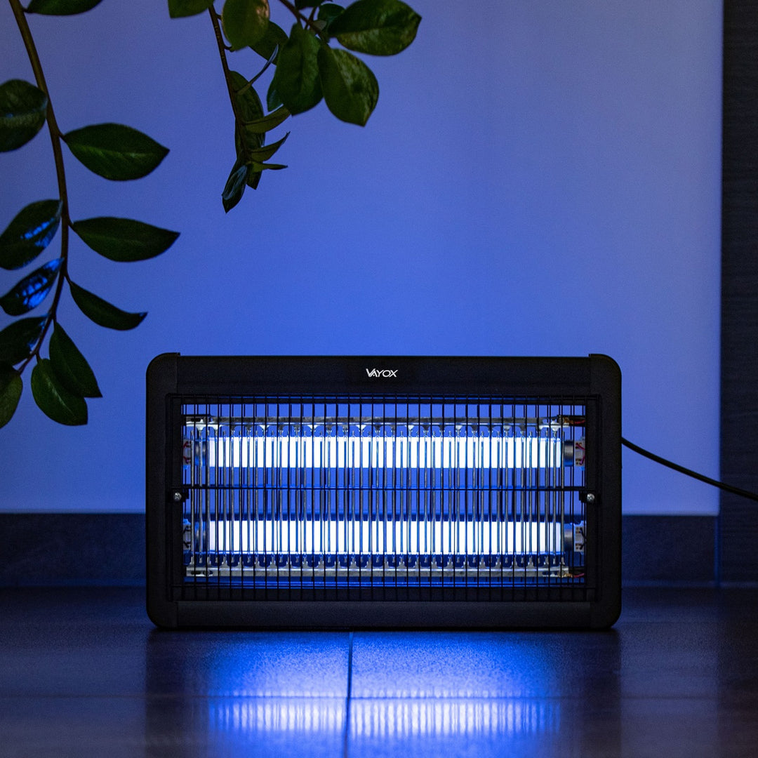Lampa owadobójcza na komary, muchy, ćmy, pułapka elektryczna, UV, 20W, Vayox