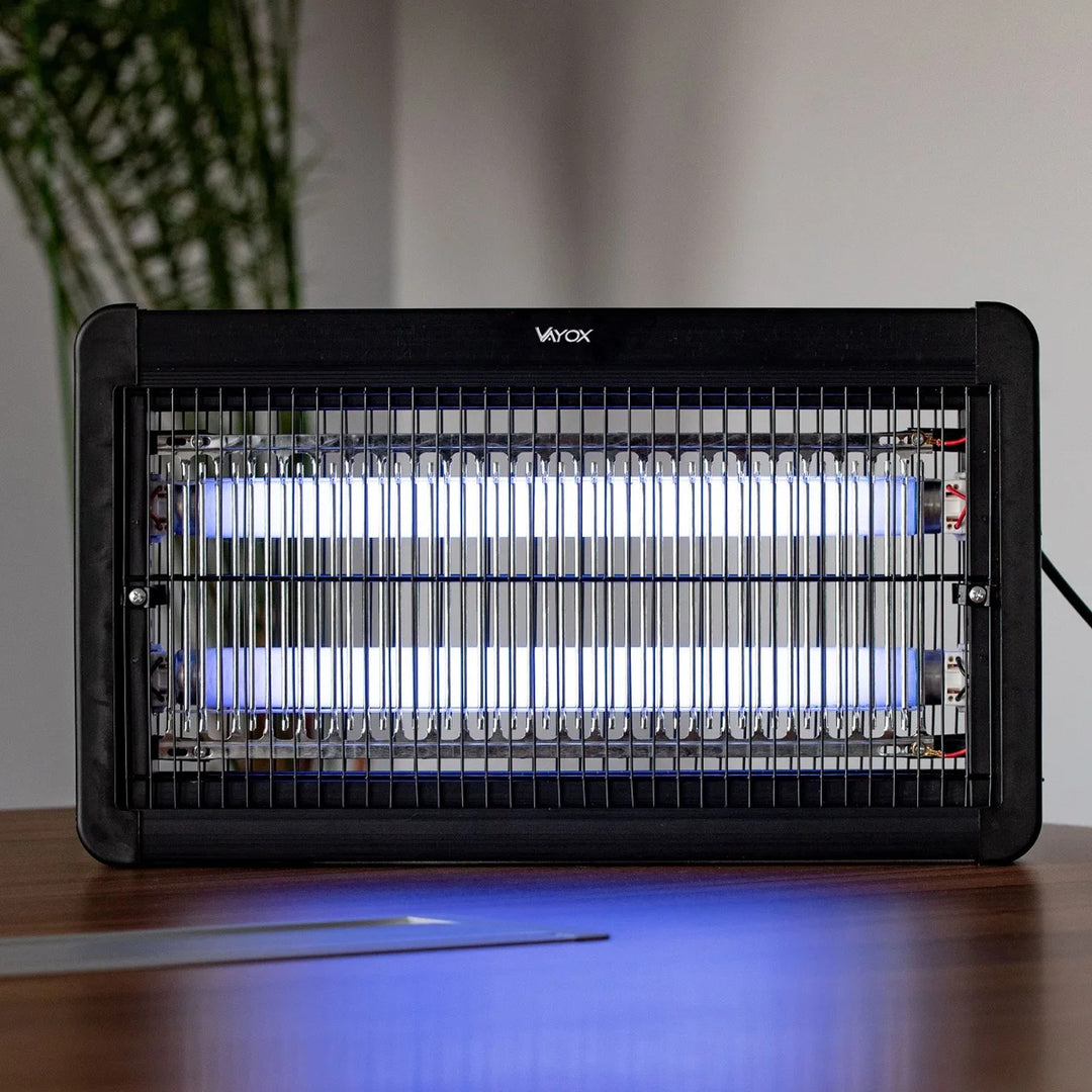 Lampa owadobójcza na komary, muchy, ćmy, pułapka elektryczna, UV, 20W, Vayox